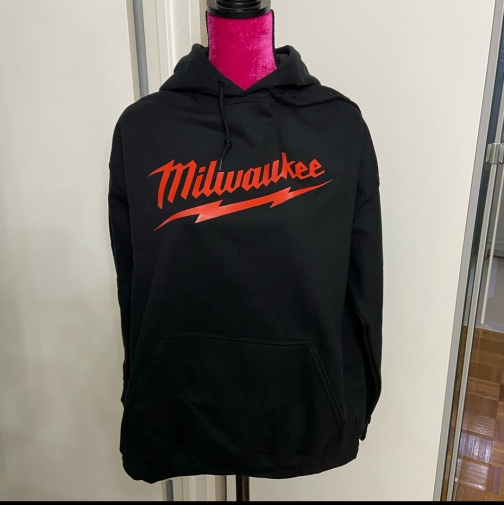 Men’s Milwaukee Black Hoodie  XL